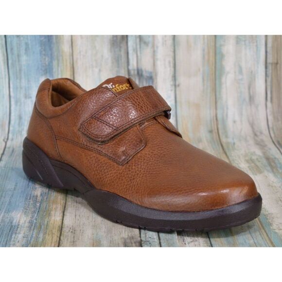 Dr. Comfort William Men\'s Size 11.5 (M) Brown Leather Orthopedic Comfort Shoes main image 10